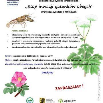 Stop inwazji gatunków obcych Grafika Stop inwazji gatunków obcych