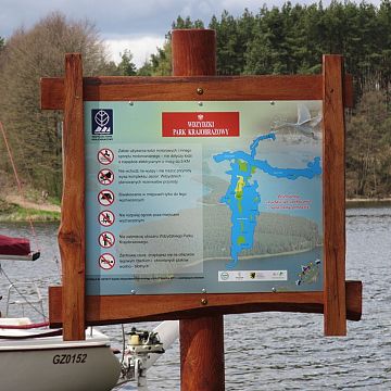 Grafika Informacja dla turystów odwiedzających Wdzydzki Park Krajobrazowy - przypomnienie