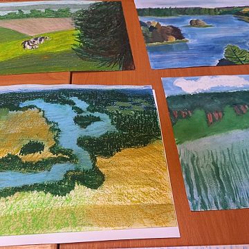 Grafika Polodowcowy krajobraz Wdzydzkiego Parku Krajobrazowego – wyniki konkursu