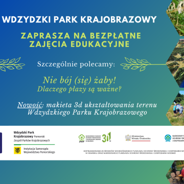 Oferta edukacyjna Wdzydzkiego Parku Krajobrazowego na rok 2024 grafika