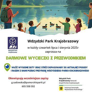 Grafika Wakacje z Wdzydzkim Parkiem Krajobrazowym - edycja 2025