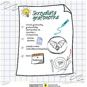 Grafika Skrzydlata grafonotka