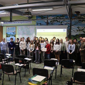 Grafika Poznajemy Parki Krajobrazowe Polski - etap parkowy rozstrzygnięty