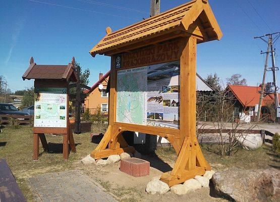 Grafika 11: Nowe zagospodarowanie edukacyjno - turystyczne Wdzydzkiego Parku Krajobrazowego