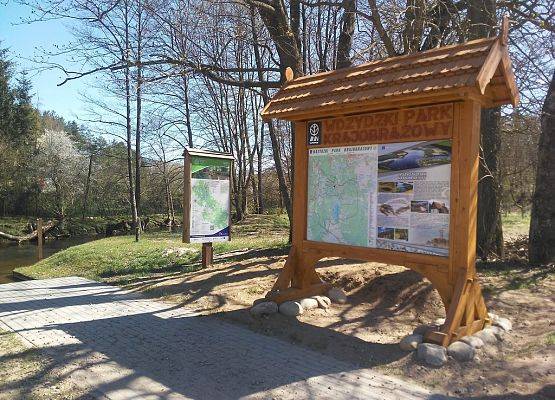 Grafika 14: Nowe zagospodarowanie edukacyjno - turystyczne Wdzydzkiego Parku Krajobrazowego