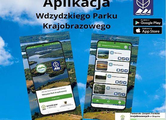 Aplikacja mobilna „Wdzydzki Park Krajobrazowy” grafika