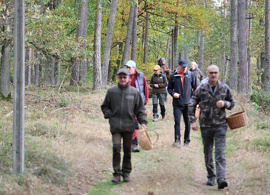 Uczestnicy warszytatów na leśnej drodze. fot. M. Greinke