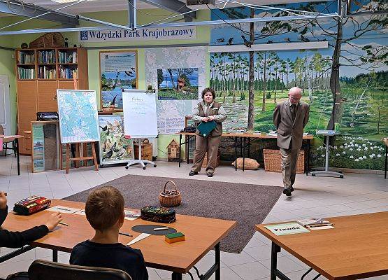 Grafika Rozstrzygnięcie konkursu wiedzy o płazach Wdzydzkiego Parku Krajobrazowego.