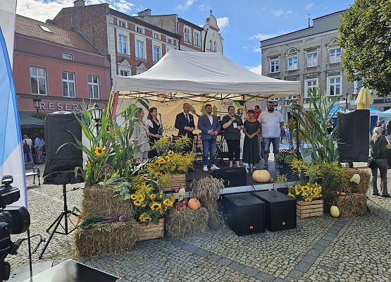 Widok na scenę podczas Pomorskiego Ekofrstiwalu w Kościerzynie