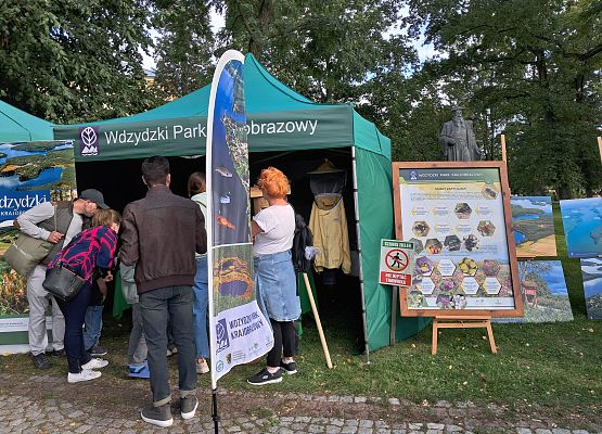 Goście na naszym stoisku, fot. A.Penk Goście na naszym stoisku
