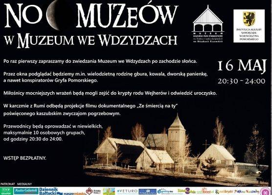 Grafika 6: Noc muzeów w Kaszubskim Parku Etnograficznym we Wdzydzach.