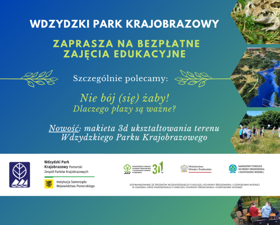 Oferta edukacyjna Wdzydzkiego Parku Krajobrazowego na rok 2024 grafika
