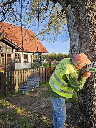 Grafika Odnowienie oznakowania szlaku „Dookoła Jezior Wdzydzkich”